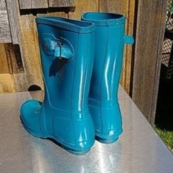 Womens boots Hunter Rainboots Size 8 - Picture 2 of 8
